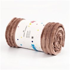 Детский плед 100х120 какао Under the Blanket