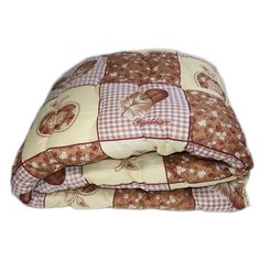 Одеяло стандартное ЭН-Текс Овца 175х210 см 2 спальное, хлопок, цвет: бежевый, коричневый