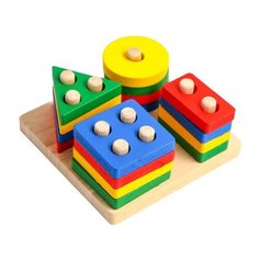 Детская развивающая пирамидка "Собери сам" 11,5х11,5х5 см 5278201 Сима ленд