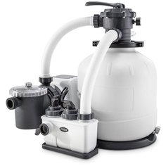 Песочный фильтр-насос с хлоргенератором (система морской воды) для бассейна 26676 INTEX