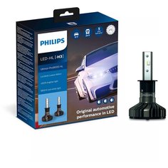 Лампа светодиодная Philips Ultinon Pro9000 HL H3 12/24V 18W PK22s, 2 шт. (бокс)