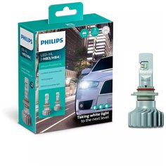 Лампа светодиодная Philips Ultinon Pro5000 HL HB3/HB4 12/24V 16W P20d/P22d, 2 шт. (бокс)