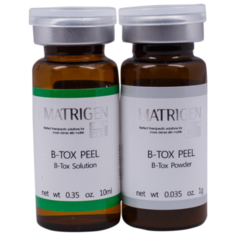 Matrigen B-TOX PEEL Powder & Solution Ампулы с эффектом ботокса и пилинга