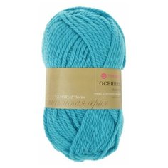 Пряжа Пехорка, Осенняя, цвет 45Т. т.бирюза, 5 мотков( 1 кг)