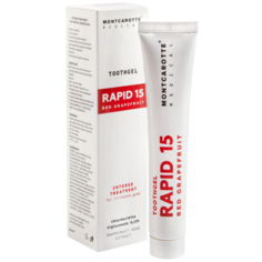 "Зубная паста-гель Montcarotte RAPID15 Красный грейпфрут, 50 мл"