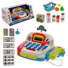 Игровой набор "Касса" с продуктовой тележкой 2638693 Сима ленд