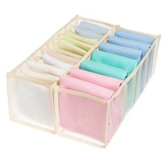 Набор из 2 -х прозрачных органайзеров для белья "Нежность" (7+11 ячеек)