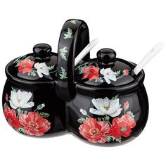 Банка для сыпучих продуктов maquis 2х250 мл+ 2 ложки Lefard (230-380)