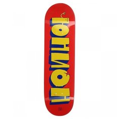 Дека для скейтборда Union Team 1 цвет красно-желтый размер 8,5x32,5 конкейв high Юнион