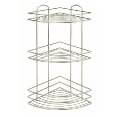 Полка в ванную угловая BK023G 3 яруса 20*20*46 золотистый Tekno Tel
