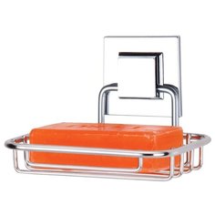 Мыльница решётка подвесная EF265 самоклеящаяся хром Tekno Tel