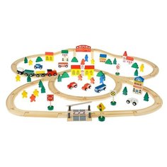 Набор железная дорога «Городок» 100 деталей Сима ленд