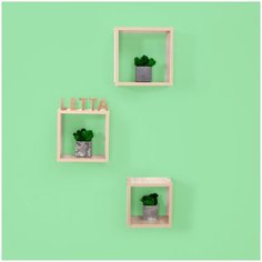 Полка Мальта Комплект Дуб сонома 290/260/230х290/260/230х140 Letta