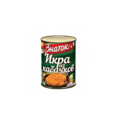 Икра из уваренных кабачков (0,360 гр) ж/б Знаток