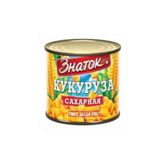 Кукуруза сладкая высший сорт ГОСТ (425 мл) ж/б Знаток