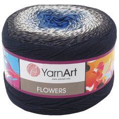 Пряжа YarnArt Flowers 250гр 1000м (55% хлопок, 45% полиакрил) (275 секционный) 2 шт