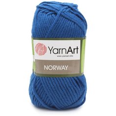Пряжа YarnArt Norway 100гр 105м (100% акрил) (209 синий) 5 шт