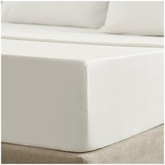 Простыня на резинке SOFT BOX Жасмин 160х200х30, Мако-сатин, 100% египетский хлопок