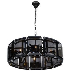 Подвесная люстра iLamp Panorama 10490-6P BK