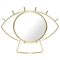 Зеркало настольное Cyclops, золотое Doiy