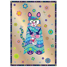 АС 43-221 Набор для изготовления картины Полосатик Кошак 295*210 мм Клевер