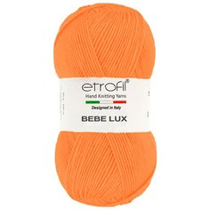Пряжа Etrofil BABY LUX 100гр. 250м (60% бамбук, 40% полиамид) (70254 оранжевый) 5 шт