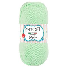 Пряжа Etrofil BABY CAN 100гр 250м (100% антипиллинговый акрил) (80046 водяная зелень) 5 шт