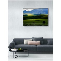 Плакат "Просто Постер" Зеленые поля в Словакии 40x50 в раме ПростоПостер