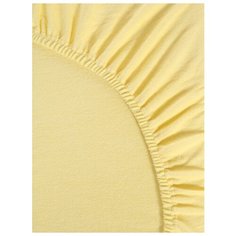 Простыня "Текстильная лавка" махровая, Нежно-желтый, 180х200 см