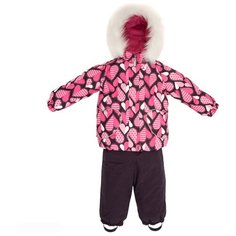 Комплект для девочек ELSA K19418A-2640, Kerry, Размер 86, Цвет 2640-принт розовые сердечки