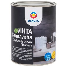 Лак-воск Eskaro Saunavaha Vihta, белый, 0.9 л