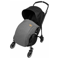 Теплая накидка на ножки для коляски "Серый меланж" Stroller Acss