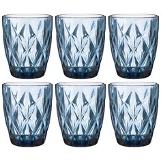 Набор стаканов Lefard ромбо из 6шт. серия muza color 240 мл / в=10 см (781-122)