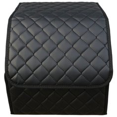 Органайзер в багажник авто (М) Ромб закрепка черная строчка Lion Auto