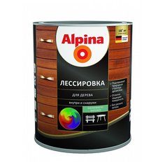 Краска алкидная Alpina Лессировка для дерева полуматовая сосна 2.5 л