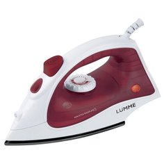 Утюг LUMME LU-1129 бордовый гранат/белый