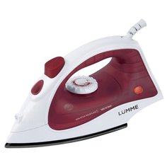 Утюг LUMME LU-1130 бордовый гранат/белый