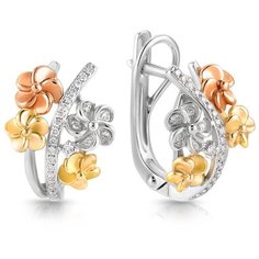 Бронницкий Ювелир Серьги из золота юпE-47590