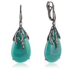 Бронницкий Ювелир Серьги из белого золота юэE49262