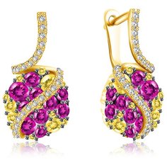 Бронницкий Ювелир Серьги из желтого золота юаE11364RHO