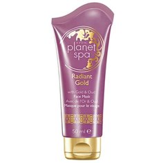 Avon SPA Мерцающая маска-пленка для лица с ароматом дерева уд "Сияющее золото", 50 мл