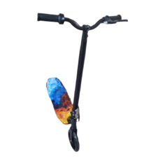 Детский электросамокат Electric Scooter Q2 Огонь и Лёд