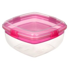 Контейнер для салата и сэндвичей "Sistema", 1,63л, красный, 21358