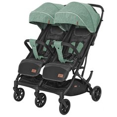 Прогулочная коляска для двойни CARRELLO Presto Duo CRL-5506, tea green