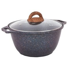 Кастрюля Kukmara кгг22а литая 2л, АП, Granit ultra blue
