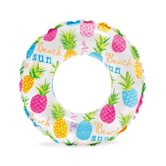 Надувной круг Ананасы, диаметр 51 см, арт. 59230-ананас, Intex