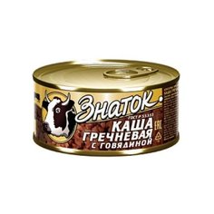 Каша гречневая с говядиной ГОСТ (0,325кг) Знаток