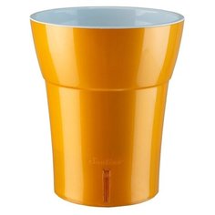 Кашпо двойное Дали-Дея 2л, цвет Карамель-Белый Santino