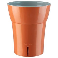 Кашпо двойное Дали-Дея 1,25л, цвет Персик-Серый Santino