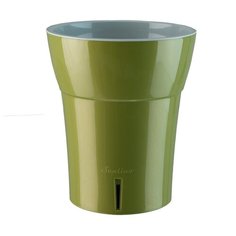 Кашпо двойное Дали-Дея 1,25л, цвет Оливковый-Серый Santino